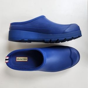 Hunter Women's Play clogs cobalt blue size 8